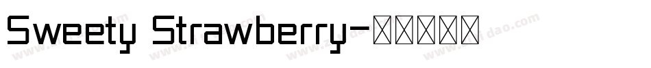 Sweety Strawberry字体转换